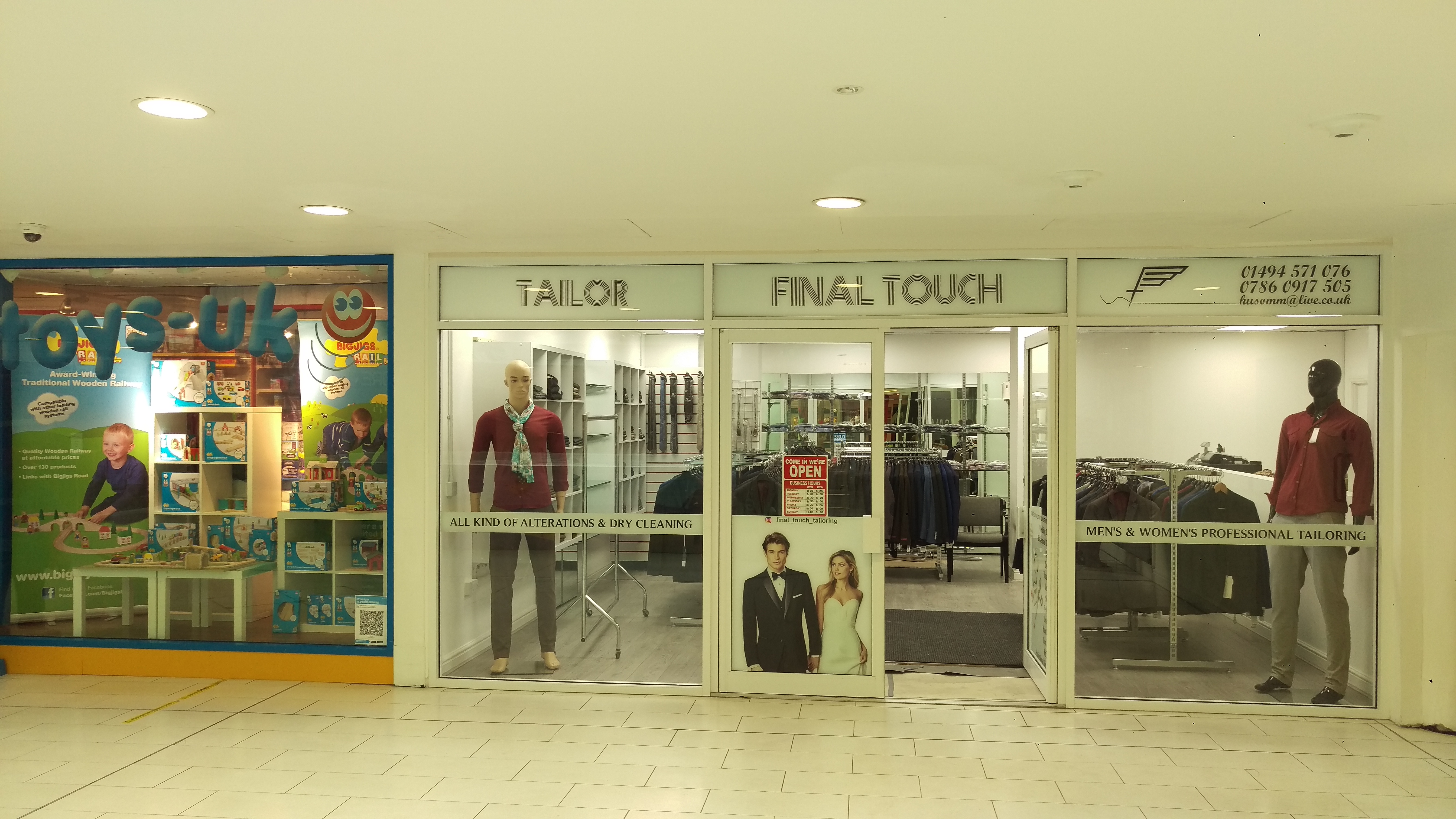 Final Touch Tailoring & Mens Wear